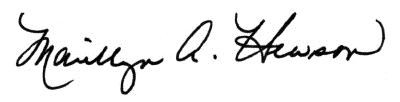 Signature of Marillyn Hewson