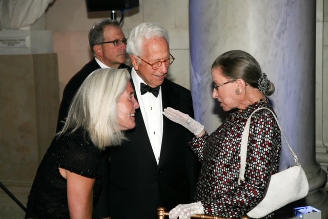 Ira and Susan Millstein with Ruth Bader Ginsburg