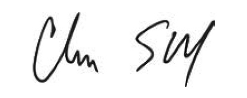 Signature of Charlie Scharf