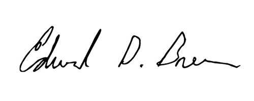 Signature of Edward Breen