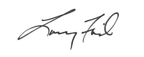 Signature of Larry Fink
