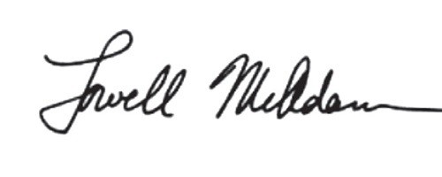 Signature of Lowell McAdam