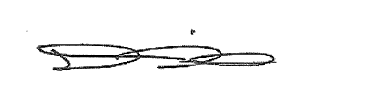 Signature of Dion Weisler