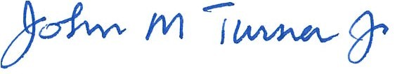 Signature of John Turner