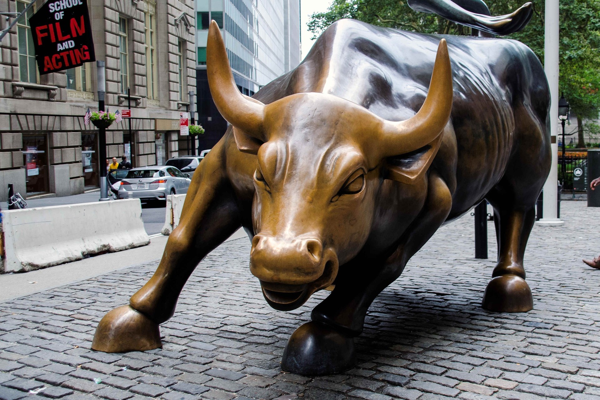 Wall Street Charging Bull