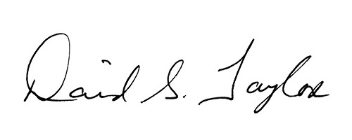 Signature of David Taylor