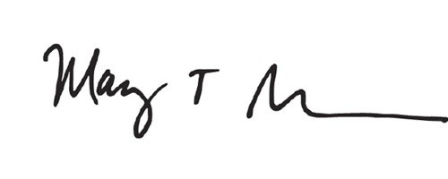 Signature of Mary Barra